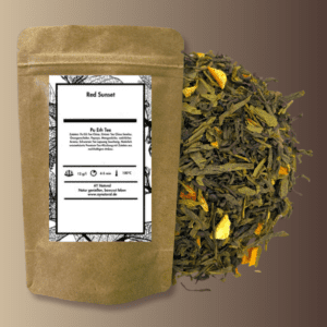 Red Sunset: Pu-Erh mit Grünem und Schwarzem Tee