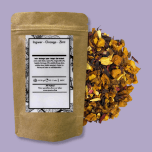 Ingwer-Orange-Zimt: Fruchtig-würziger Tee