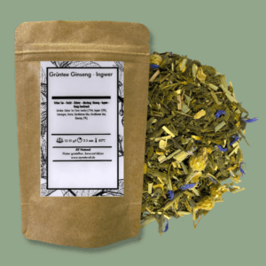 Grüntee Ginseng-Ingwer