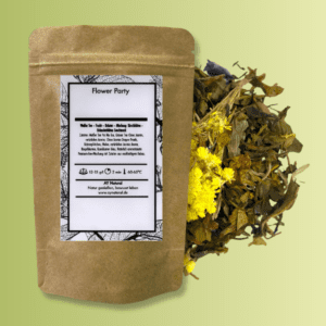 Flower Party: Weiß- und Grünteemischung