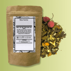 Ibiza Sunrise: Grün- und Weißteemischung