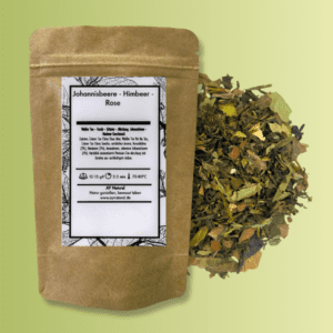 Johannisbeere-Himbeer-Rose: Grüner Tee mit Weißtee-Noten
