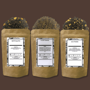 Pu Erh Tee 3er Probierset: Lotusblütenzauber