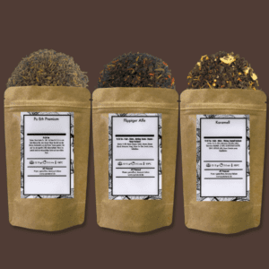 Pu Erh Tee 3er Probierset: Drachenwurzelschätze