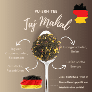 Pu-Erh Taj Mahal: Edler Pu-Erh und Schwarztee – Bild 5