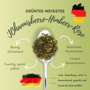 Johannisbeere-Himbeer-Rose: Grüner Tee mit Weißtee-Noten – Bild 5