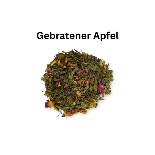 Grüntee Gebratener Apfel, Teil des Tee-Mix 5er Probiersets