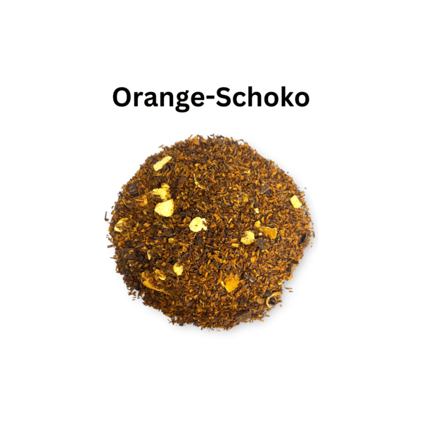 Lose Tee Orange-Schoko aus dem Probierset Tee-Mix 5er Probierset: Geschmacksgalaxie von AY Natural.