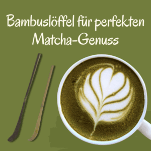 Original japanischer Matcha-Bambuslöffel in Schwarz – Bild 3