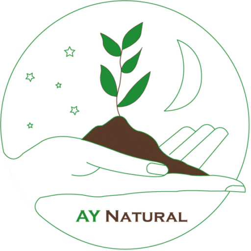 AY Natural Logo Natürlicher Genuss von Tee Kaffee und Matcha